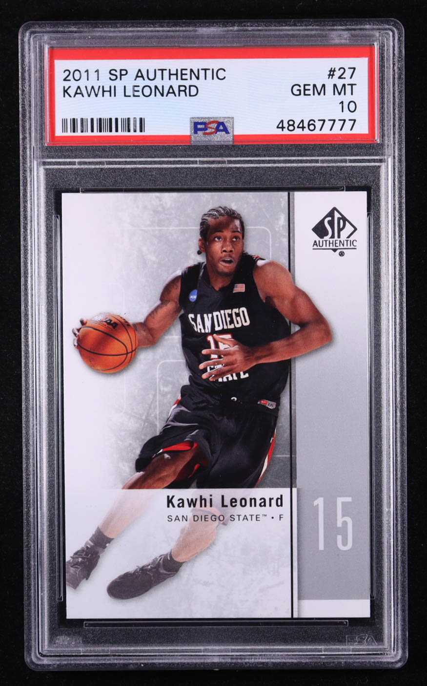 Kawhi Leonard 2011-12 SP Authentic #27 RC (PSA 10) at PristineAuction.com Kawhi Leonard 2011-12 SP Authentic #27 RC (PSA 10) at PristineAuction.com