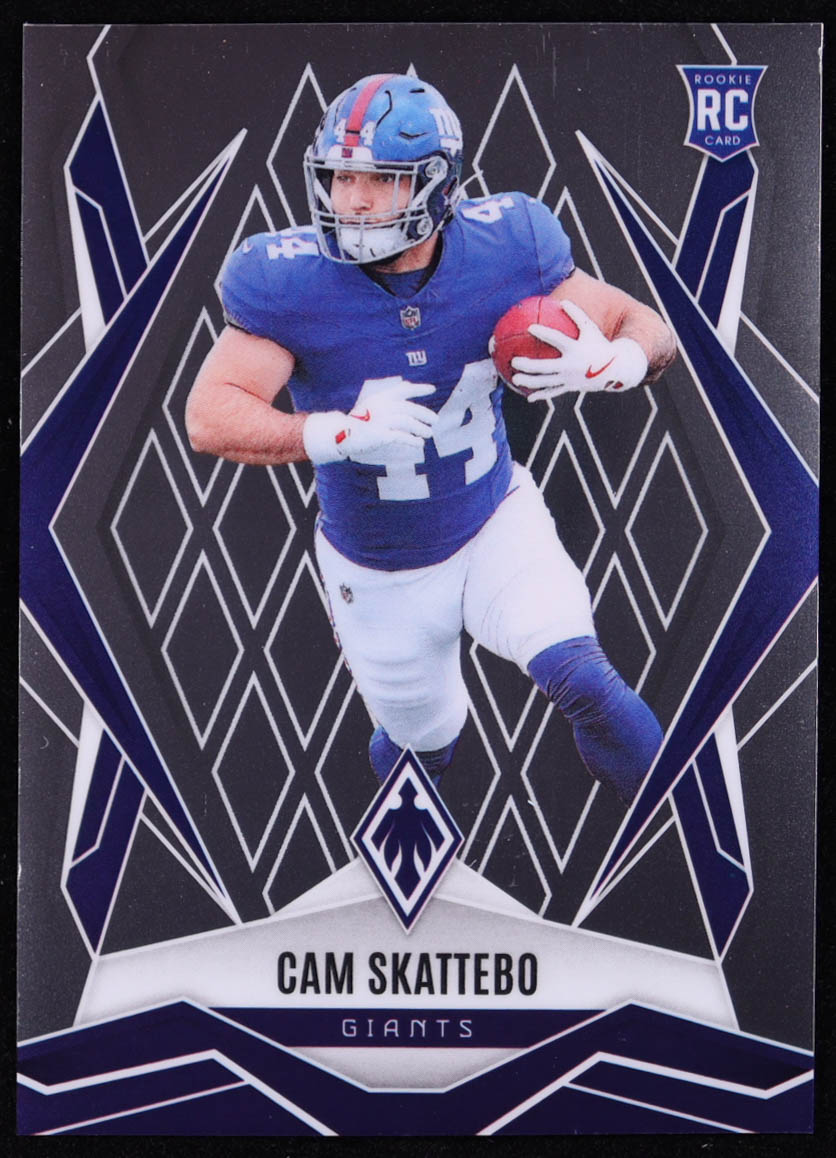 Cam Skattebo 2025 Panini Phoenix #168 RC at PristineAuction.com Cam Skattebo 2025 Panini Phoenix #168 RC at PristineAuction.com