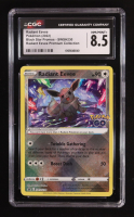 Radiant Eevee 2022 Pokemon Sword and Shield Black Star Promos Pokemon GO Premium Collection #SWSH230 (CGC 8.5) at PristineAuction.com