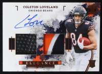 Colston Loveland 2025 Panini Impeccable Elegance Rookie Helmet and Cleat Autograph #ELECLD #3/5 RC at PristineAuction.com