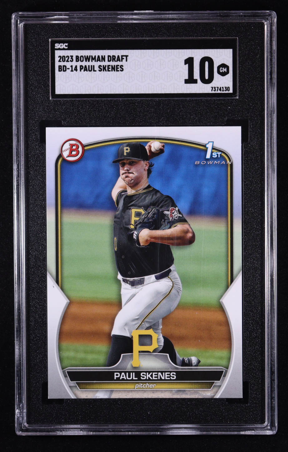 Paul Skenes 2023 Bowman Draft #BD14 RC (SGC 10) at PristineAuction.com Paul Skenes 2023 Bowman Draft #BD14 RC (SGC 10) at PristineAuction.com