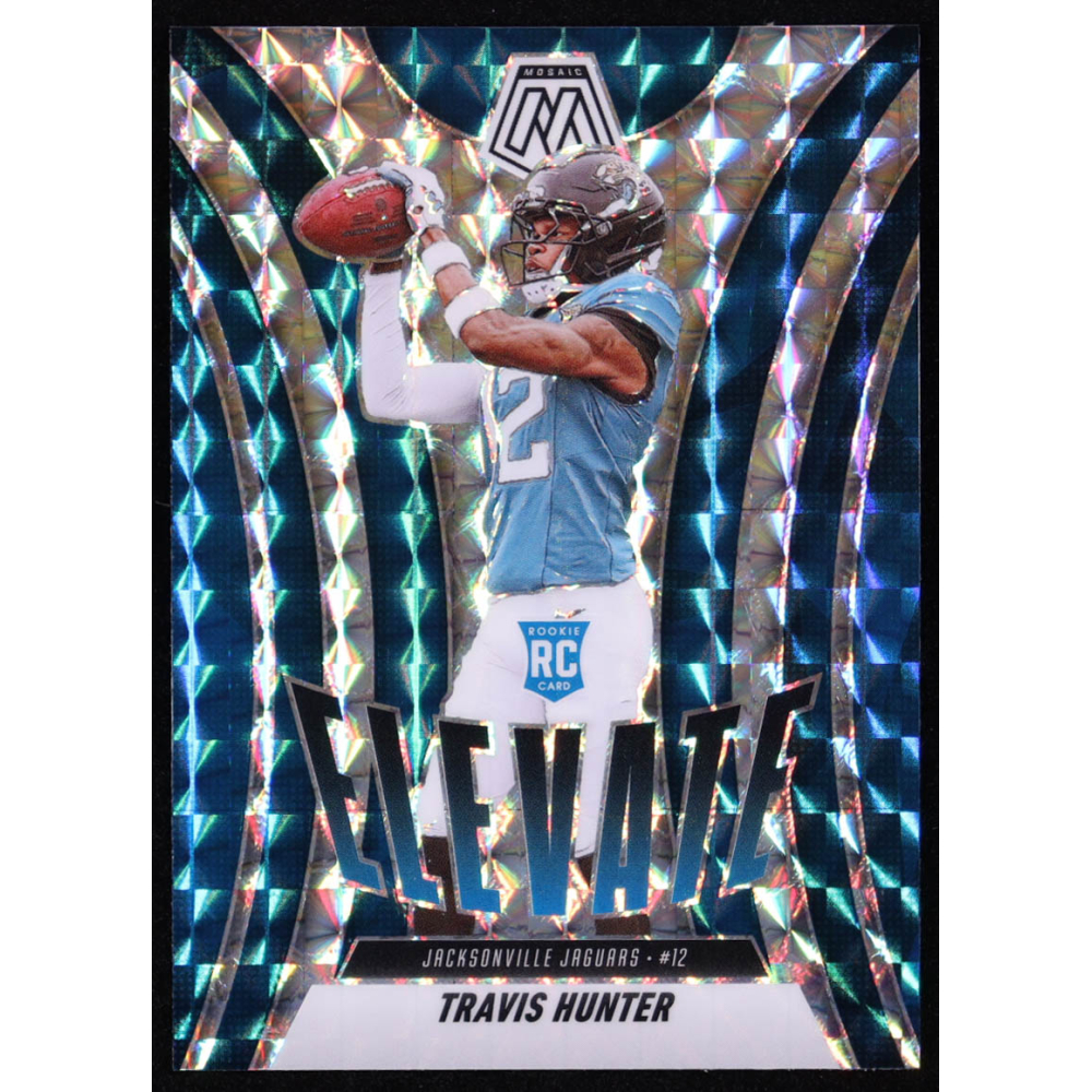 Travis Hunter 2025 Panini Mosaic Elevate Mosaic #1 RC at PristineAuction.com