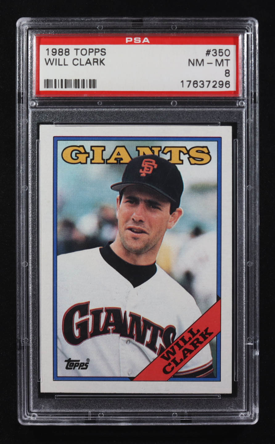 Will Clark 1988 Topps #350 (PSA 8) at PristineAuction.com Will Clark 1988 Topps #350 (PSA 8) at PristineAuction.com