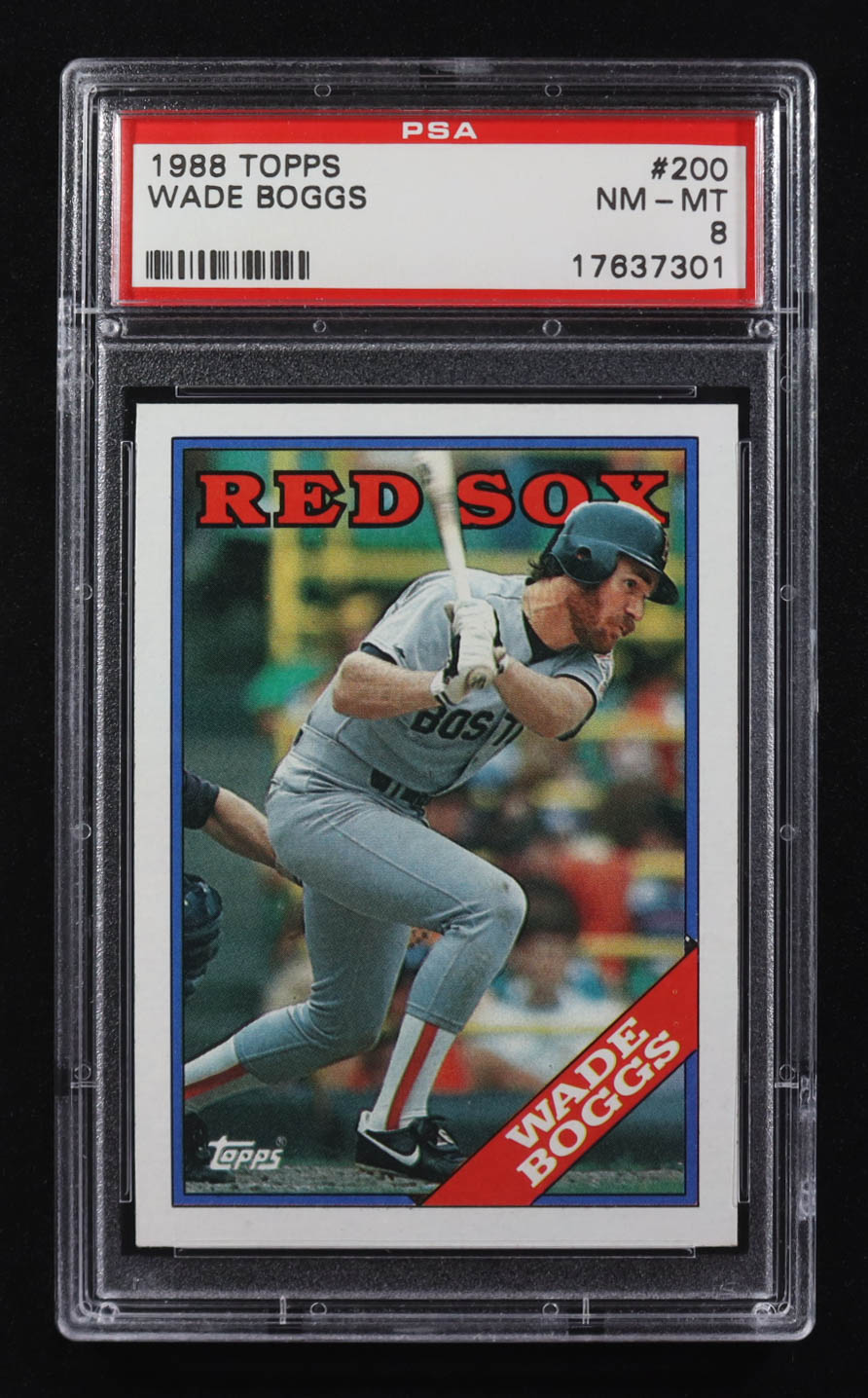Wade Boggs 1988 Topps #200 (PSA 8) at PristineAuction.com Wade Boggs 1988 Topps #200 (PSA 8) at PristineAuction.com