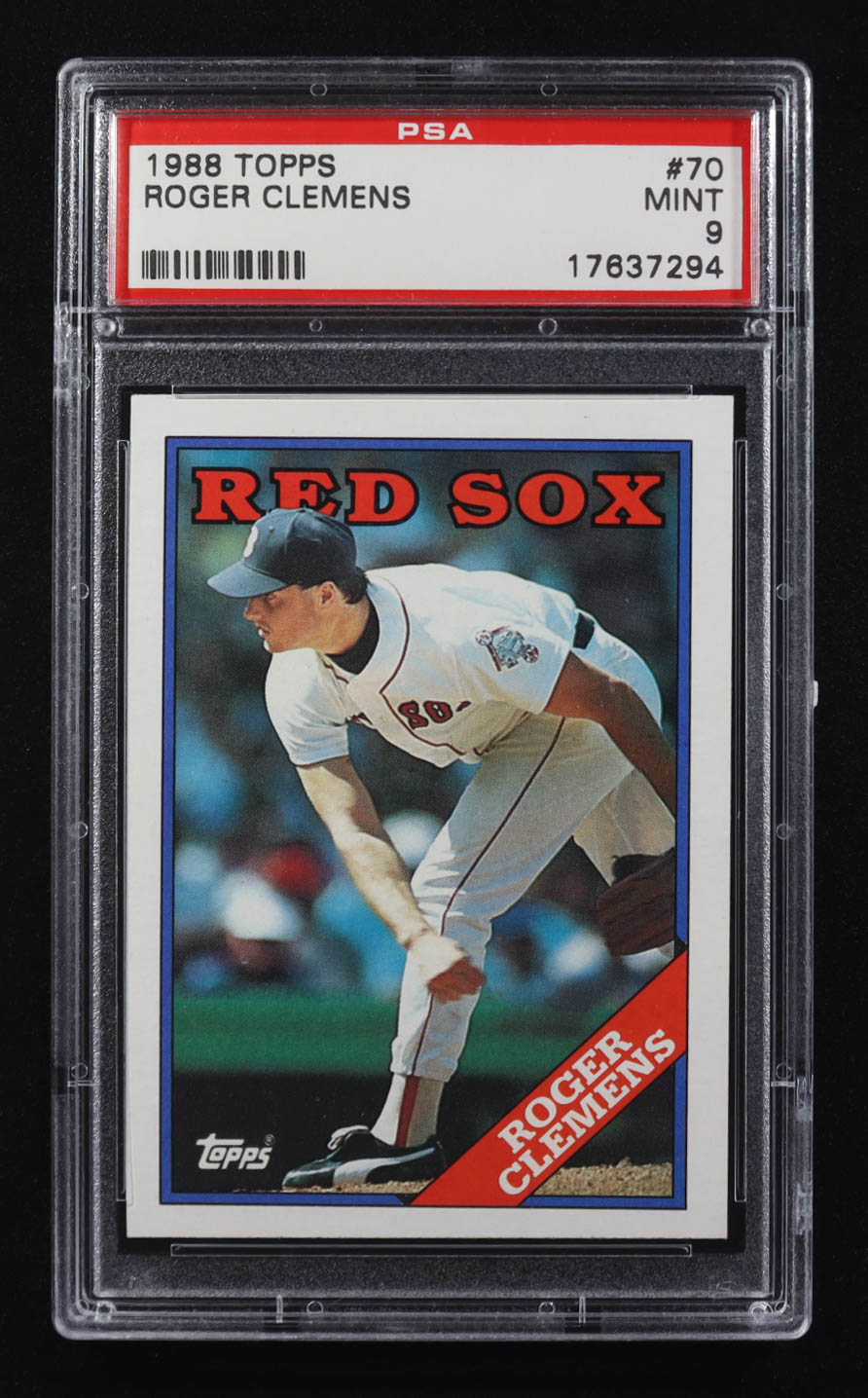 Roger Clemens 1988 Topps #70 (PSA 9) at PristineAuction.com Roger Clemens 1988 Topps #70 (PSA 9) at PristineAuction.com