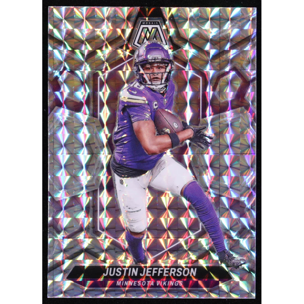 Justin Jefferson 2024 Panini Mosaic Mosaic #143 at PristineAuction.com