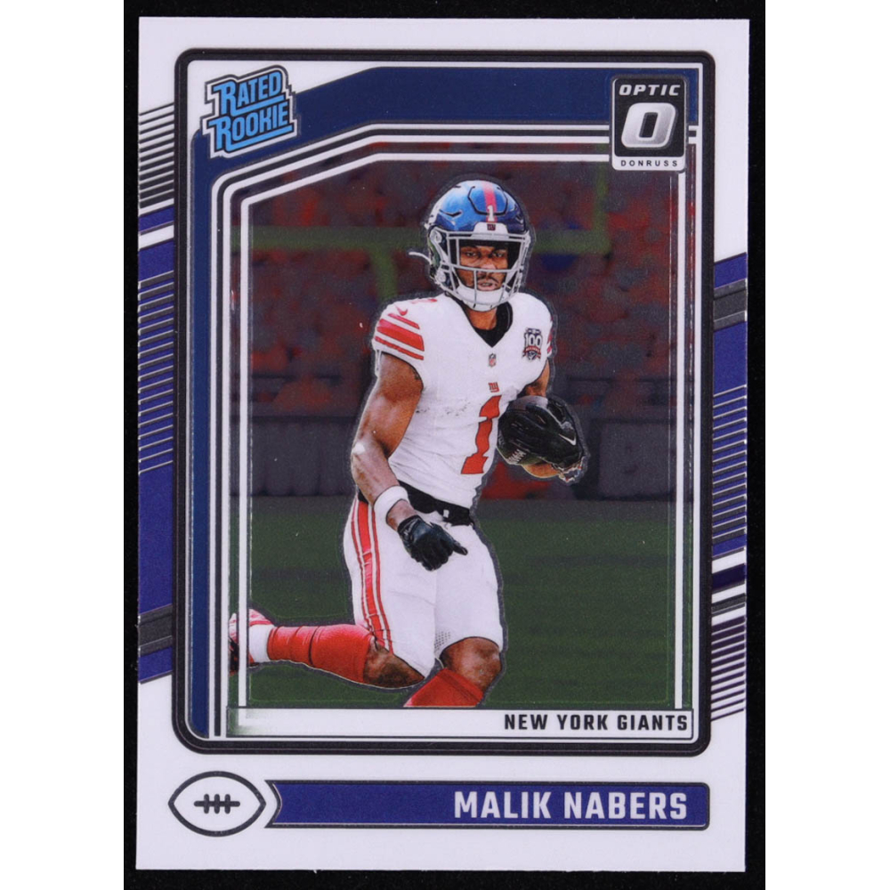 Malik Nabers 2024 Donruss Optic #271 RR RC at PristineAuction.com