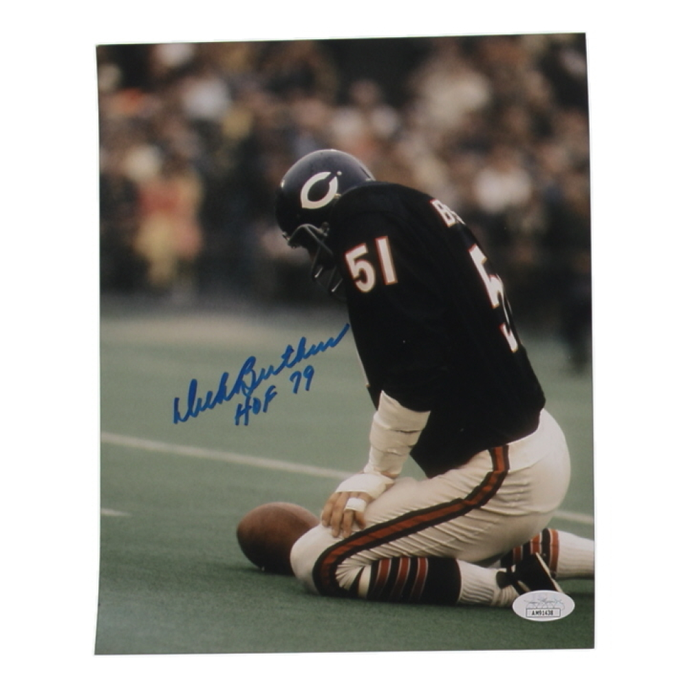 Dick Butkus Signed Bears 8x10 Photo Inscribed "HOF 79" (JSA) at PristineAuction.com