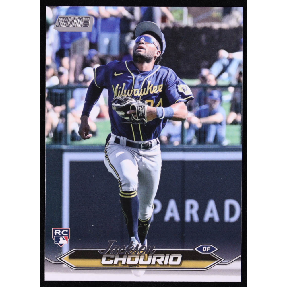 Jackson Chourio 2024 Stadium Club #184 RC at PristineAuction.com