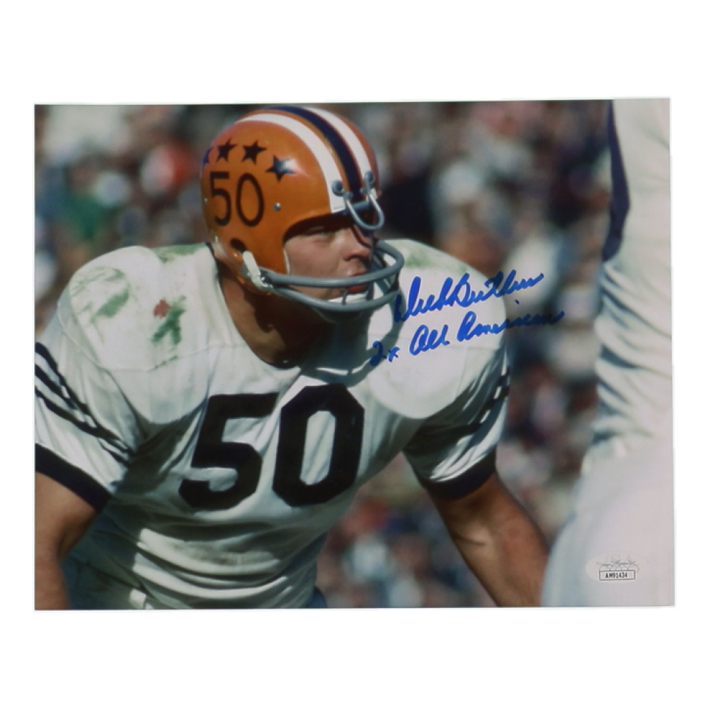 Dick Butkus Signed Illinois Fighting Illini 8x10 Photo Inscribed "2x All American" (JSA) at PristineAuction.com
