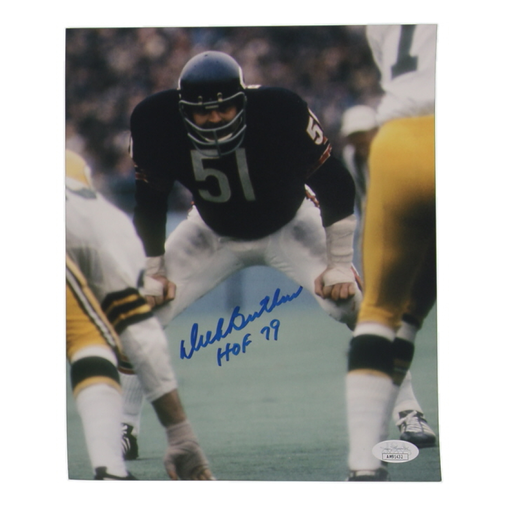 Dick Butkus Signed Bears 8x10 Photo Inscribed "HOF 79" (JSA) at PristineAuction.com