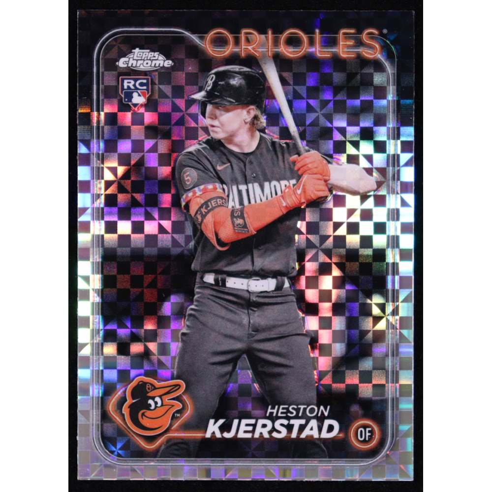 Heston Kjerstad 2024 Topps Chrome X-fractors #142 RC at PristineAuction.com