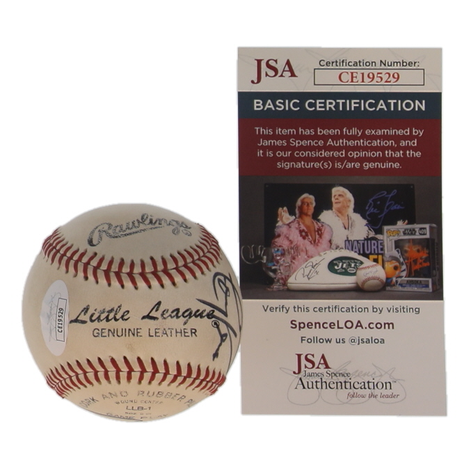 Jim Thome, Candy Maldonado & Tony Pena Signed Little League Baseball (JSA) at PristineAuction.com Jim Thome, Candy Maldonado & Tony Pena Signed Little League Baseball (JSA) at PristineAuction.com