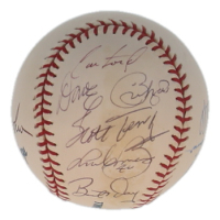 OML Baseball Hand-Signed by (8) with Andy Benes, Curt Ford, Scott Terry, Phil Gagliano (JSA) at PristineAuction.com