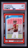 Jayden Daniels 2024 Donruss Press Proof Red #389 RC (PSA 9) at PristineAuction.com