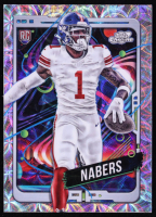 Malik Nabers 2024 Topps Cosmic Chrome Nucleus Refractors #167 RC at PristineAuction.com