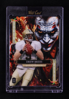 Drew Brees 2025 Wild Card 5 Card Draw Jokers Wild Rainbow Foil #SDJWM-DBNJ08 #1/1 at PristineAuction.com