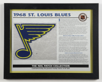 1968 St. Louis Blues Custom Framed Commemorative Patch Display at PristineAuction.com