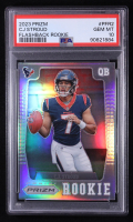 CJ Stroud 2023 Panini Prizm Prizm Flashback Rookie Prizms Silver #2 RC (PSA 10) at PristineAuction.com