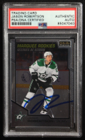 Jason Robertson Signed 2020-21 O-Pee-Chee Platinum Marquee Rookies #159 RC (PSA) at PristineAuction.com
