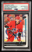 Andrei Svechnikov Signed 2018-19 Upper Deck Series Two Hockey Young Guns #451 RC (PSA) at PristineAuction.com
