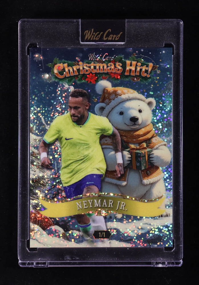Neymar Jr 2025 Wild Card Holiday Hits Christmas Hits Polar Bear Sparkles #HHCHD2-NJ #1/1 at PristineAuction.com Neymar Jr 2025 Wild Card Holiday Hits Christmas Hits Polar Bear Sparkles #HHCHD2-NJ #1/1 at PristineAuction.com