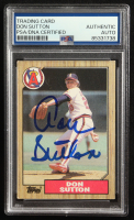Don Sutton Signed 1987 Topps #673 (PSA) at PristineAuction.com