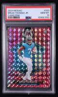Brian Thomas Jr. 2024 Panini Mosaic Mosaic Camo Pink #323 RC (PSA 10) at PristineAuction.com