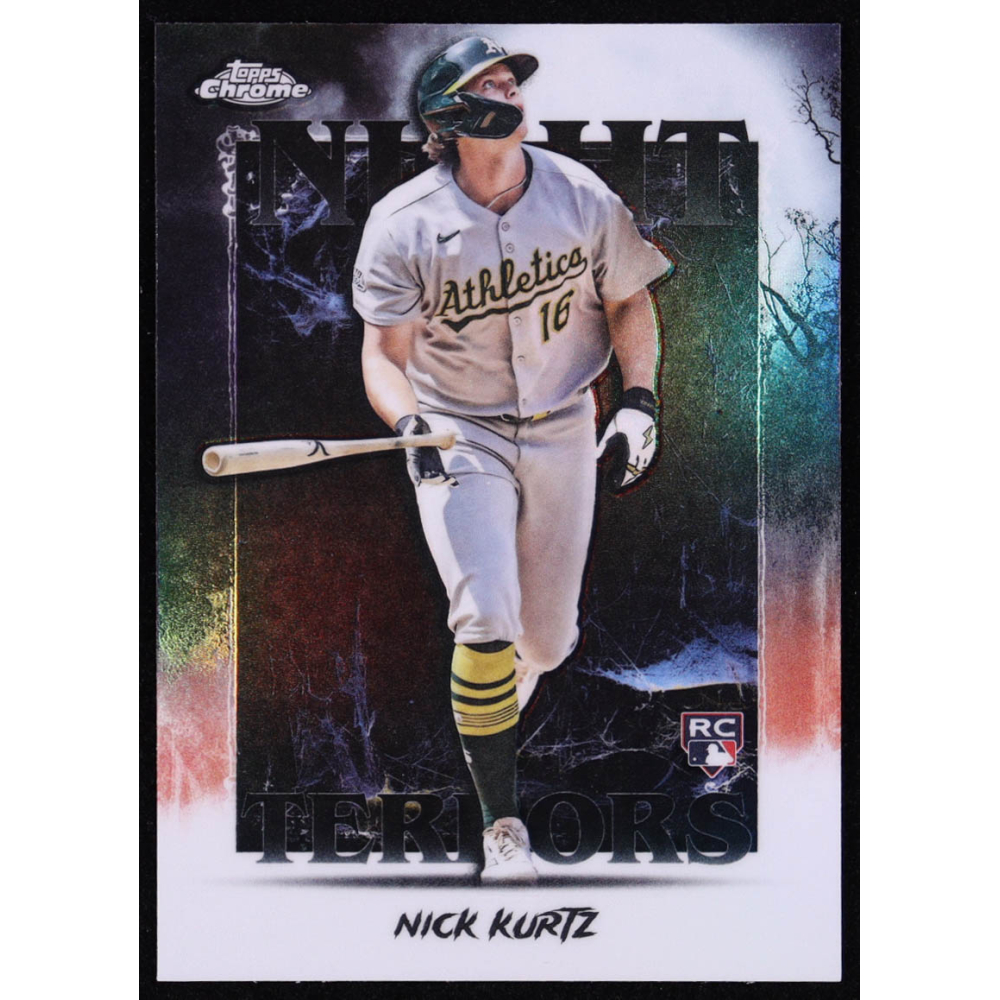 Nick Kurtz 2025 Topps Chrome Update Night Terrors #NT5 RC at PristineAuction.com