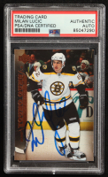 Milan Lucic Signed 2007-08 Upper Deck Series One Hockey Young Guns #207 RC (PSA) at PristineAuction.com