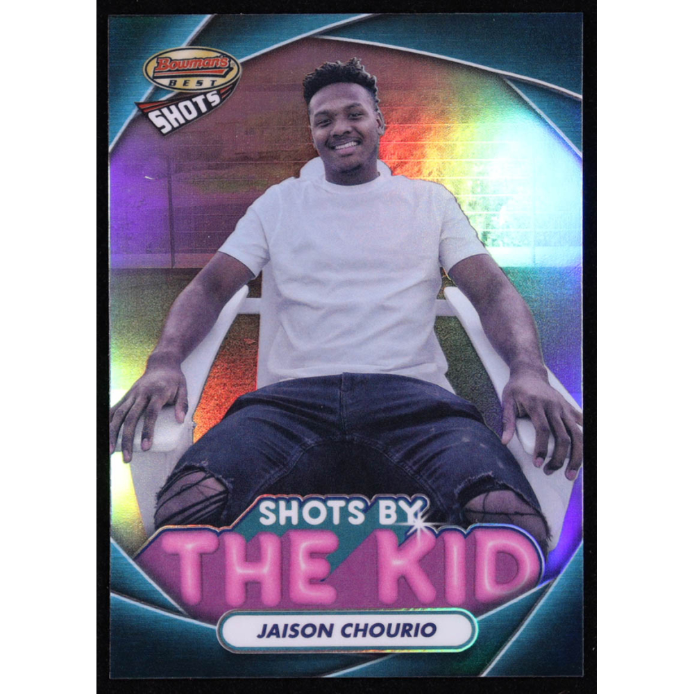 Jaison Chourio 2024 Bowman's Best Shots By The Kid #TK3 RC at PristineAuction.com