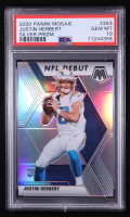 Justin Herbert 2020 Panini Mosaic Silver #263 RC (PSA 10) at PristineAuction.com