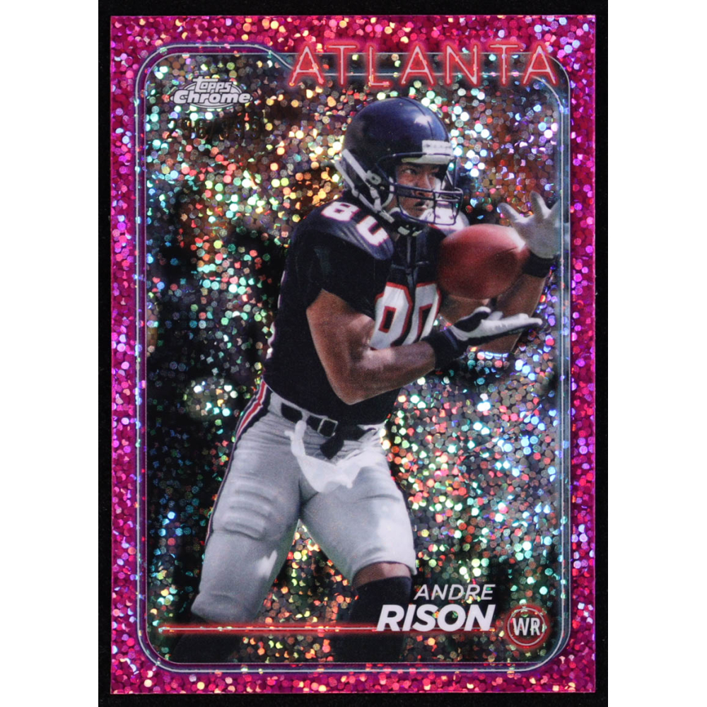 Andre Rison 2024 Topps Chrome Magenta Speckle Refractors #3 #296/399 at PristineAuction.com