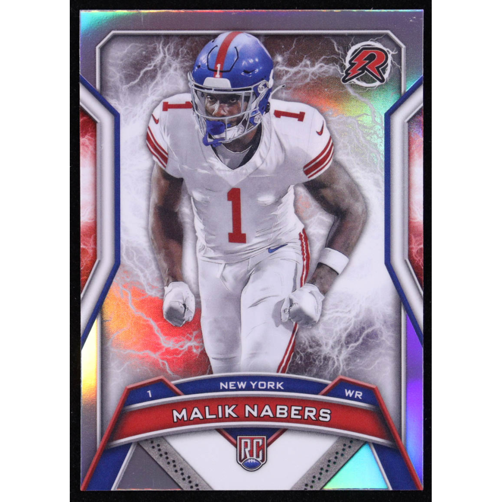 Malik Nabers 2024 Topps Resurgence Prism #170 RC at PristineAuction.com