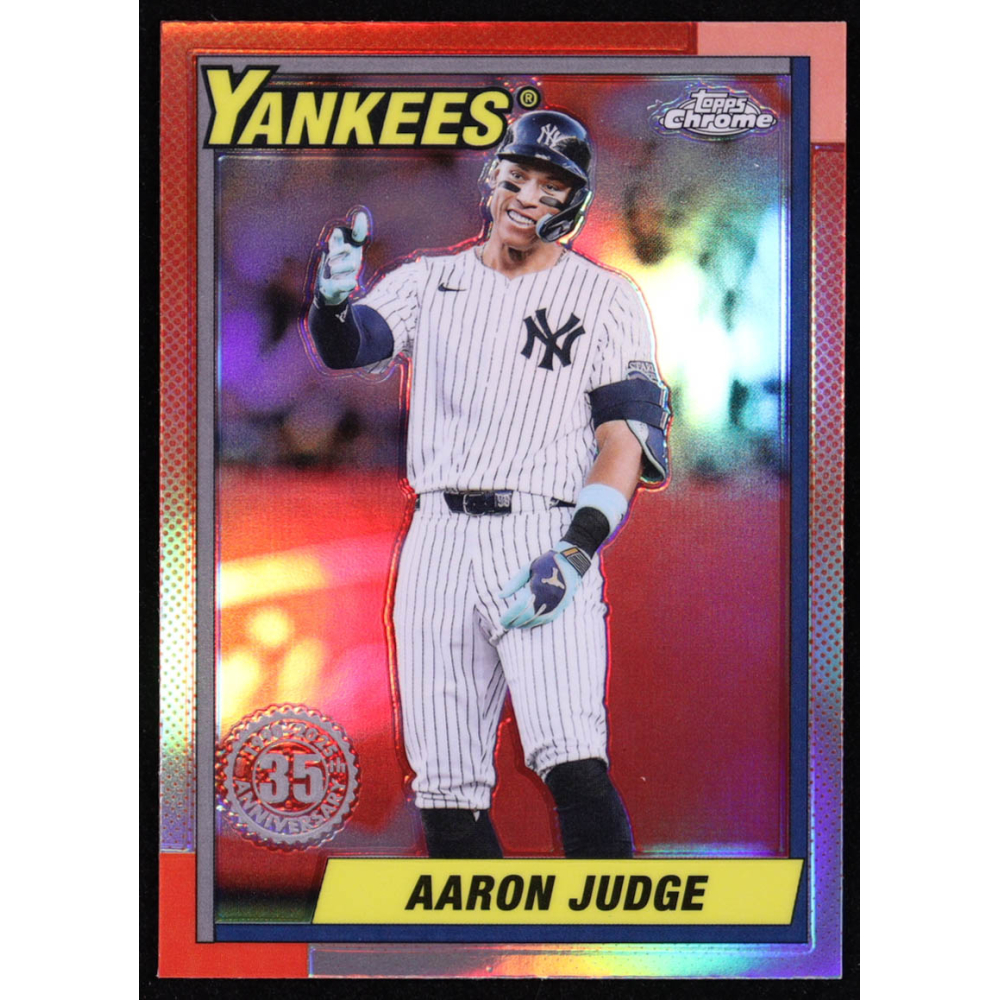 Aaron Judge 2025 Topps Chrome '90 Topps #90CB11 at PristineAuction.com