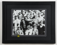"Arnie's Army at the Master" Custom Framed Photo Display with 1938 Centennial Patch at PristineAuction.com