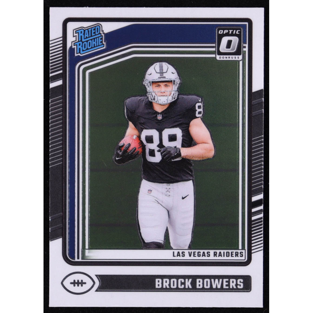 Brock Bowers 2024 Donruss Optic #215 RR RC at PristineAuction.com