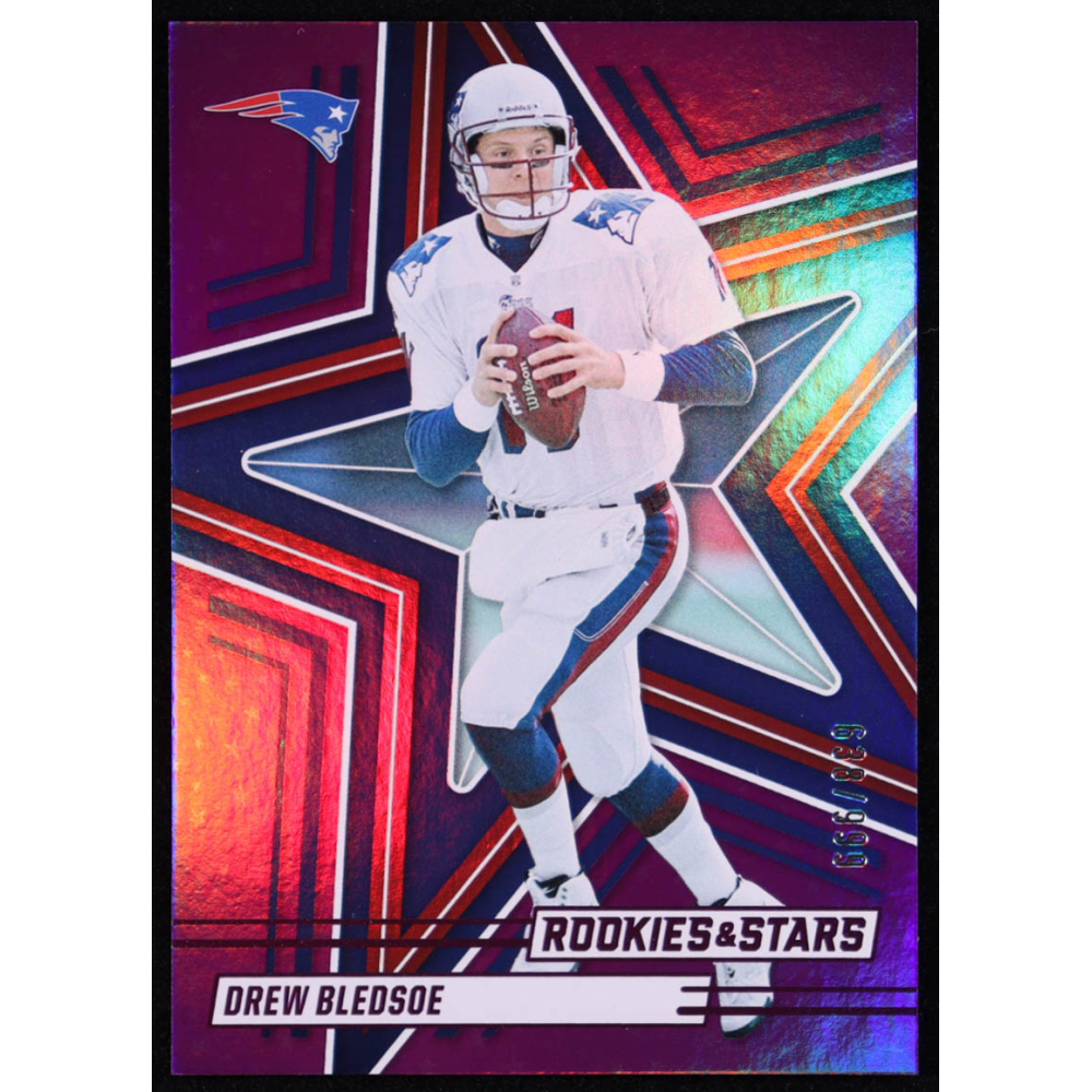 Drew Bledsoe 2025 Panini Rookies & Stars Purple #34 #638//999 at PristineAuction.com