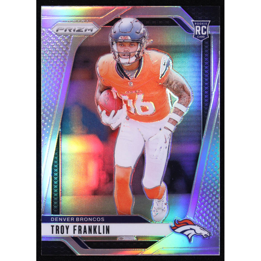 Troy Franklin 2024 Panini Prizm Prizms Silver #393 at PristineAuction.com