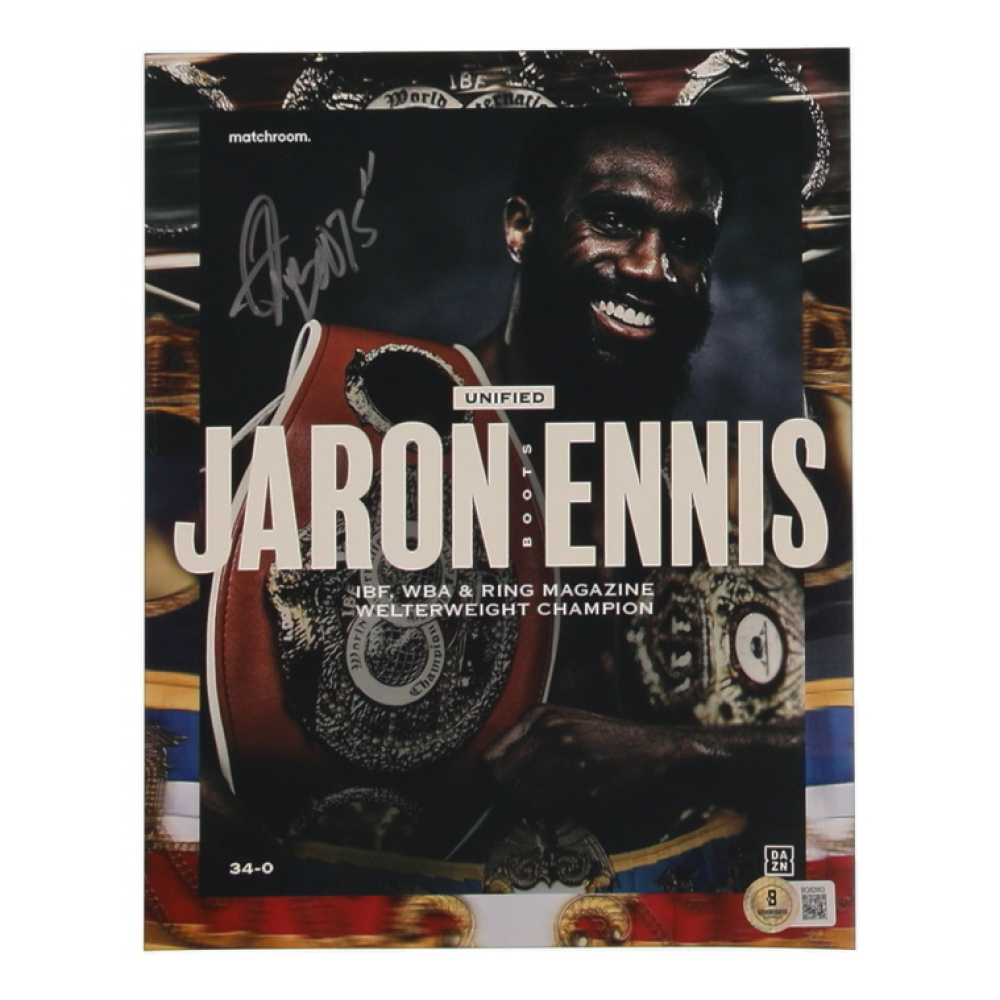 Jaron "Boots" Ennis Signed 8x10 Photo (Beckett) at PristineAuction.com