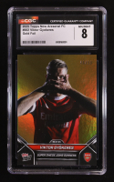 Viktor Gyokeres 2025-26 Arsenal Topps Now Gold Foil #002 #46/50 (CGC 8) at PristineAuction.com