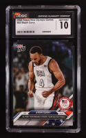 Steph Curry 2024 Topps Now Olympic Games #2 (CGC 10) at PristineAuction.com
