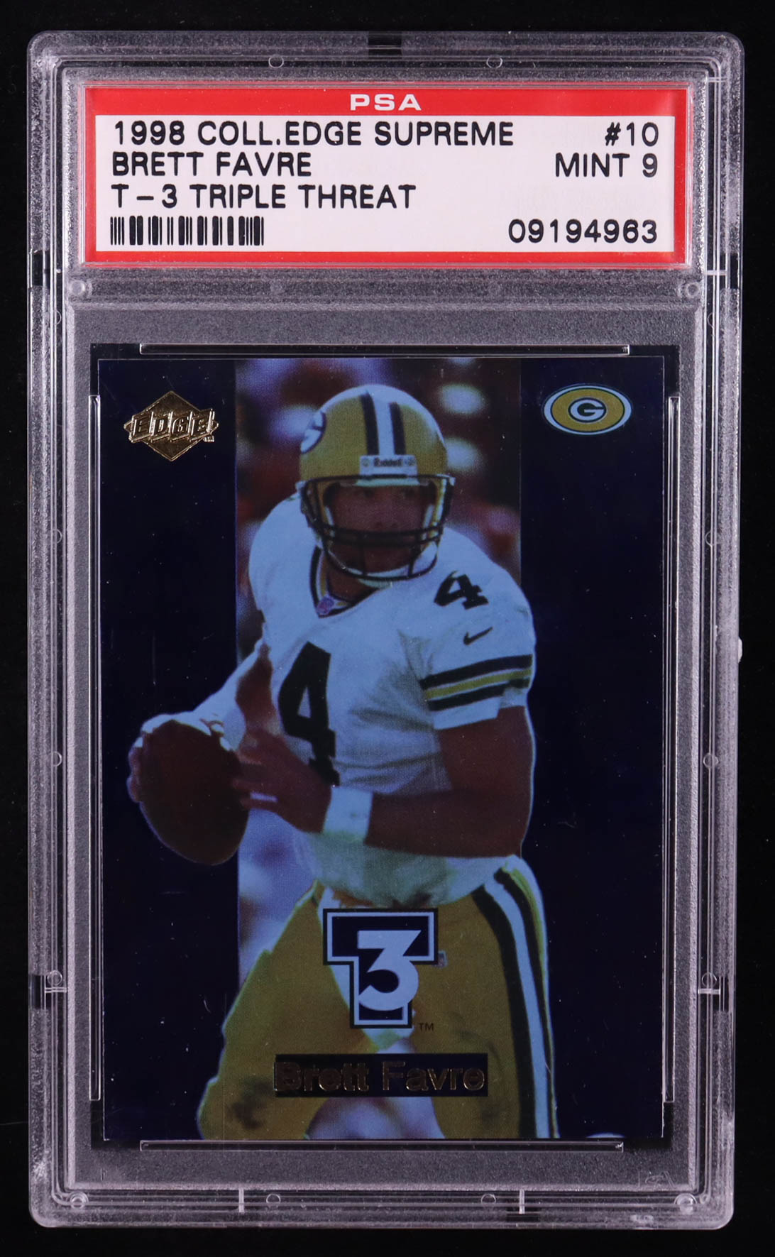 Brett Favre 1998 CE Supreme Season Review T3 #10 (PSA 9) at PristineAuction.com Brett Favre 1998 CE Supreme Season Review T3 #10 (PSA 9) at PristineAuction.com