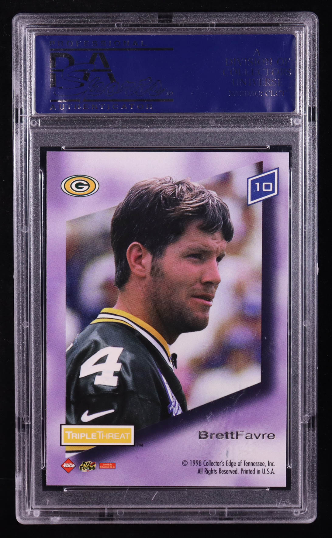 Brett Favre 1998 CE Supreme Season Review T3 #10 (PSA 9) at PristineAuction.com Brett Favre 1998 CE Supreme Season Review T3 #10 (PSA 9) at PristineAuction.com