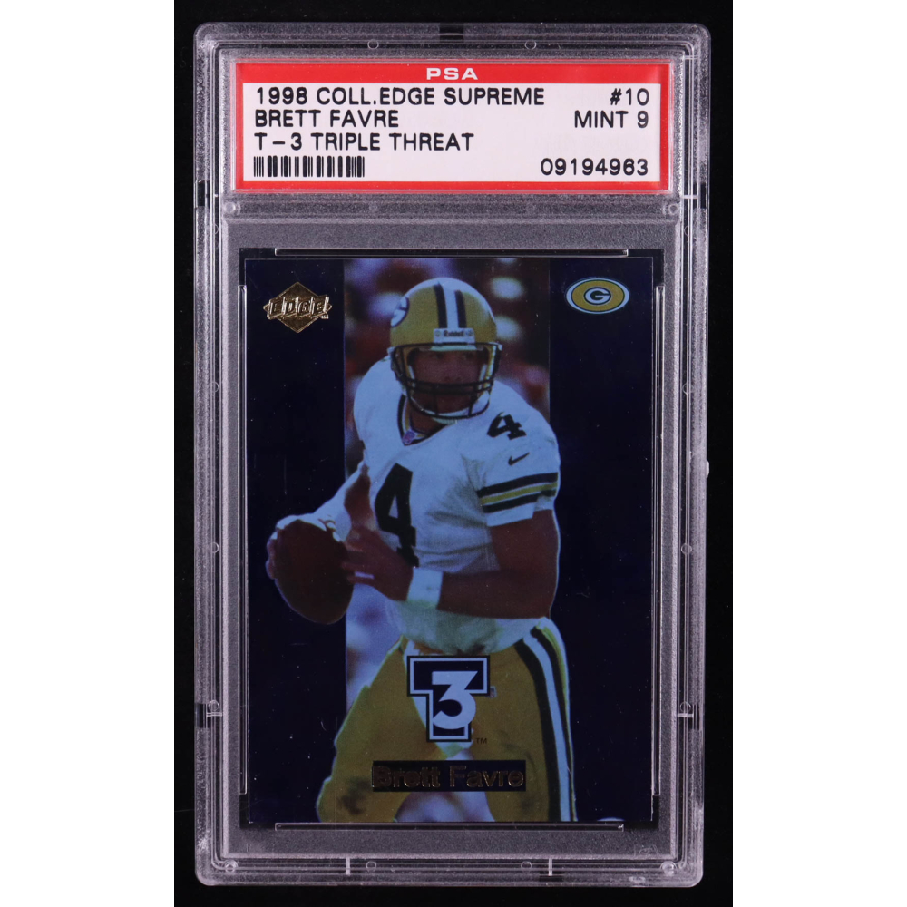 Brett Favre 1998 CE Supreme Season Review T3 #10 (PSA 9) at PristineAuction.com