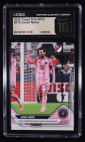 Lionel Messi 2025 Topps Now MLS #133 (CGC 10 | Pristine Black Label) at PristineAuction.com