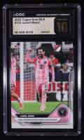 Lionel Messi 2025 Topps Now MLS #133 (CGC 10 | Pristine Black Label) at PristineAuction.com