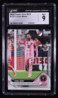 Lionel Messi 2025 Topps Now MLS #133 (CGC 9) at PristineAuction.com