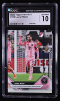 Lionel Messi 2025 Topps Now MLS #133 (CGC 10) at PristineAuction.com