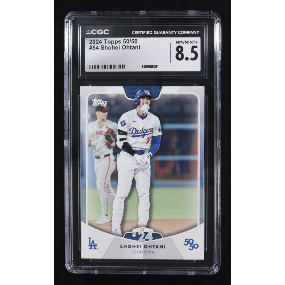 Shohei Ohtani 2024 Topps 50/50 Ohtani #54 (CGC 8.5) at PristineAuction.com
